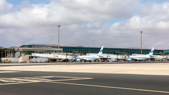 Aeropuerto de Fuerteventura.