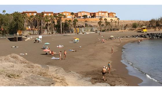 Stranden Hoya del Pozo på Gran Canaria.