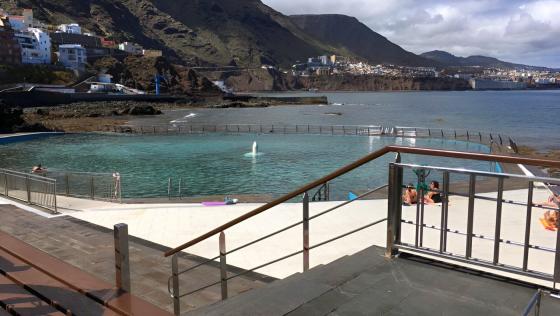 Naturbassenget Punta del Hidalgo på Tenerife.