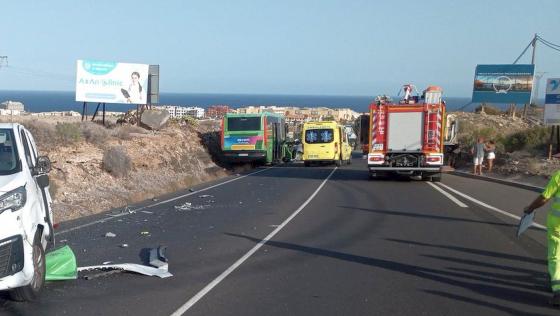 Alvorlig trafikkulykke på Tenerife.