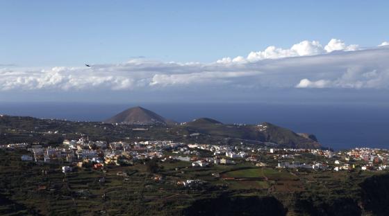 Moya, kommune og by nord på Gran Canaria.