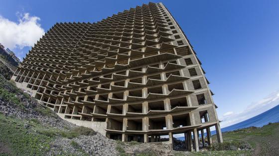 Hotellskjelett Añaza på Tenerife