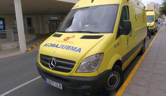 Ambulanse på Gran Canaria. 