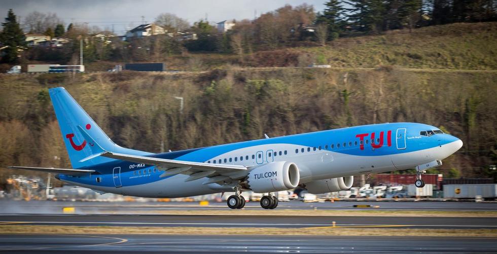 Tui-fly klar for avgang.