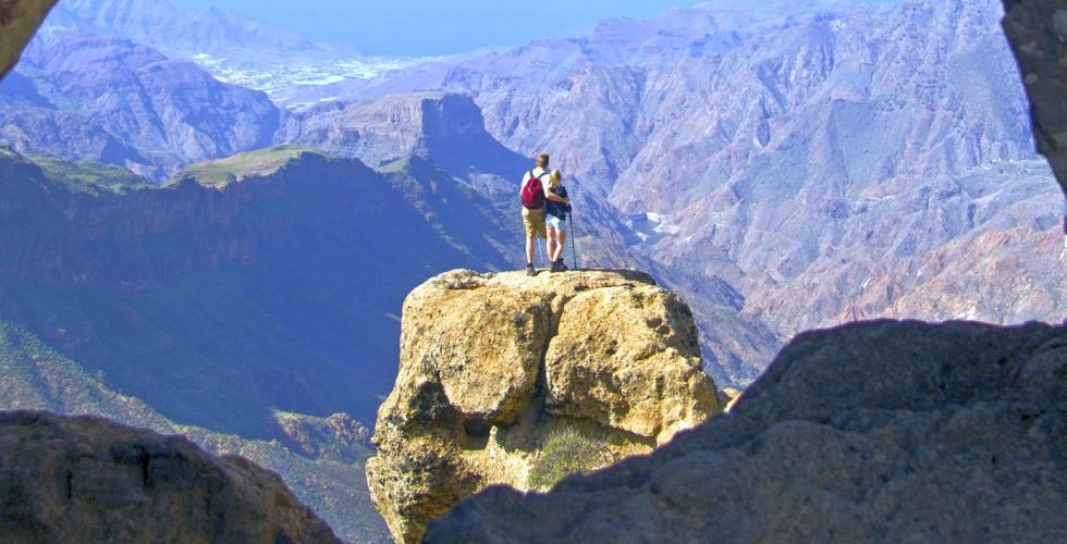 Roque Nublo på Gran Canaria.