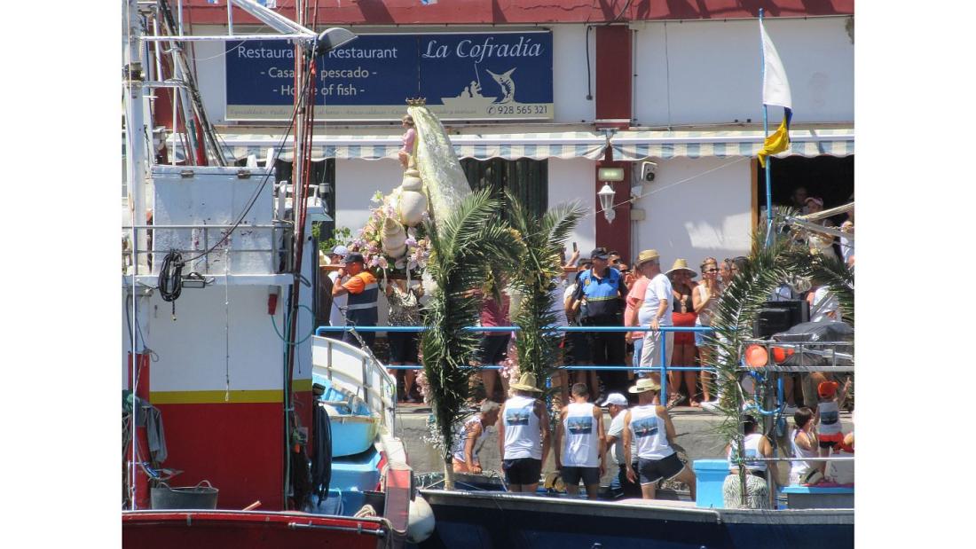 Fiesta del Carmen i Puerto de Mogan.